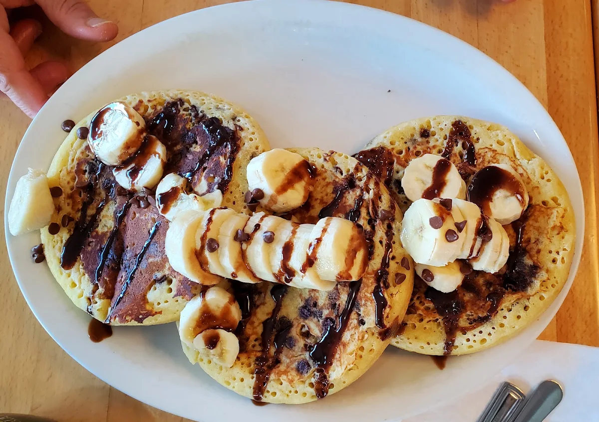 Chocolate and Banana Pancakes