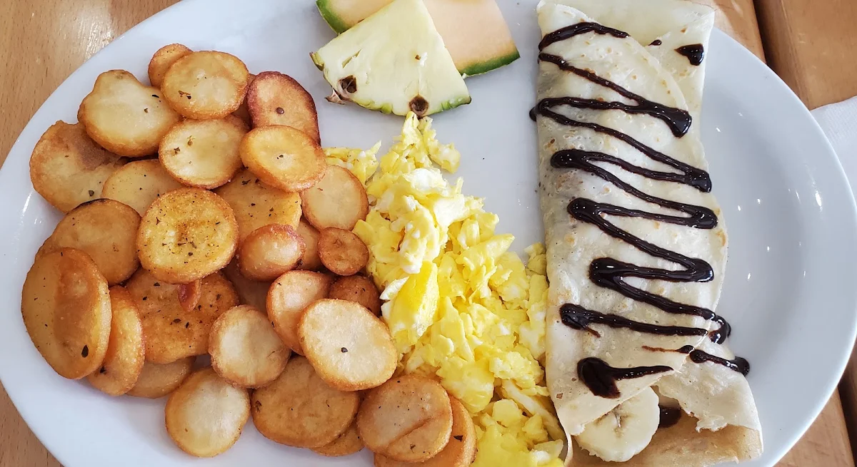 Nutella and Banana Crepe