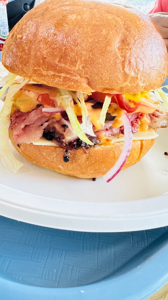 Jumbo Burger A la Viande Fumée
