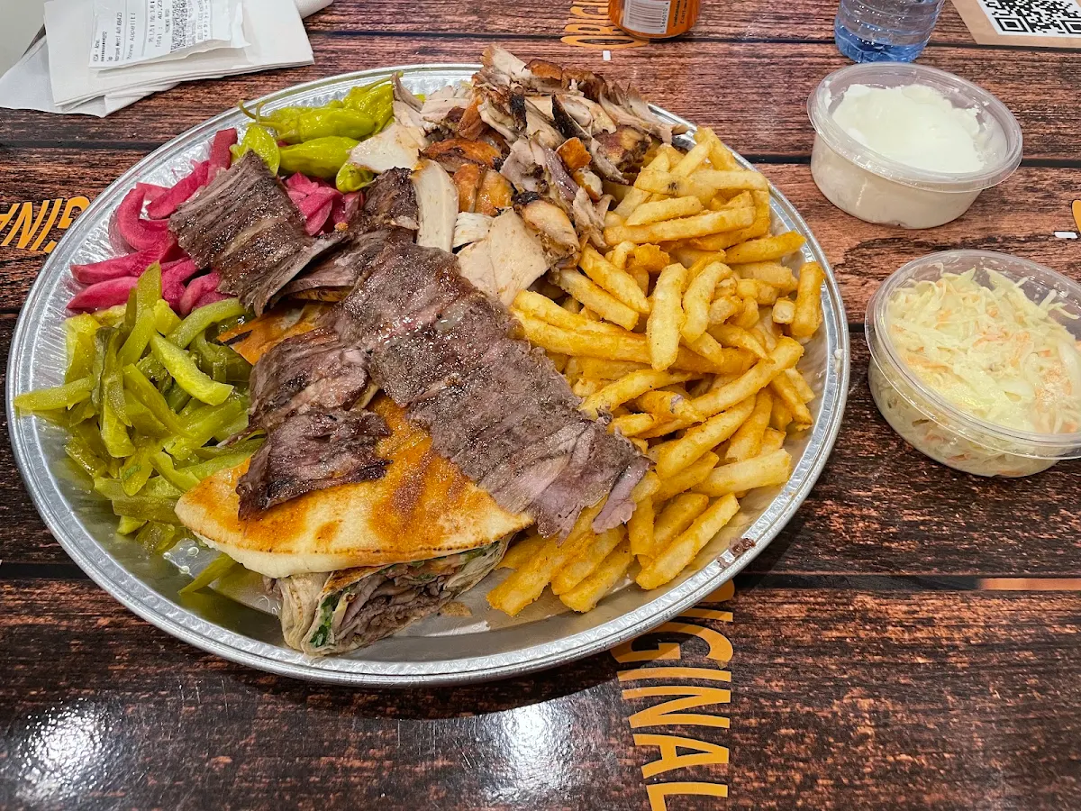 Special Beef Shawarma 4 Little Saj Sandwiches