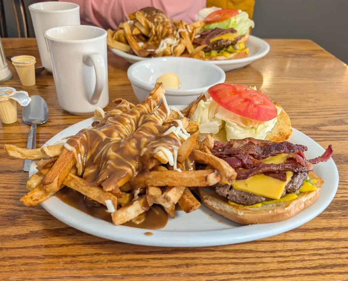 Bacon Cheeseburger and Poutine