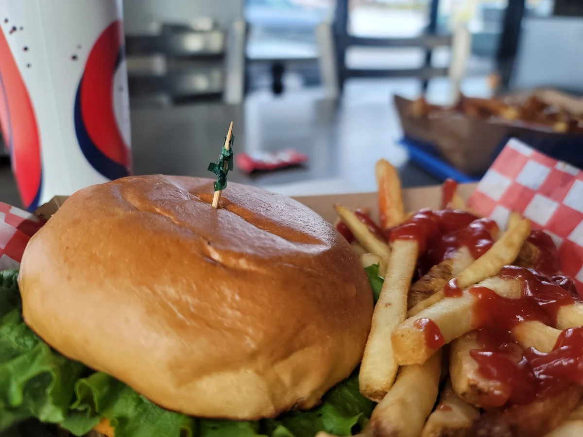 Burger with Beef Bacon Cheeseburger