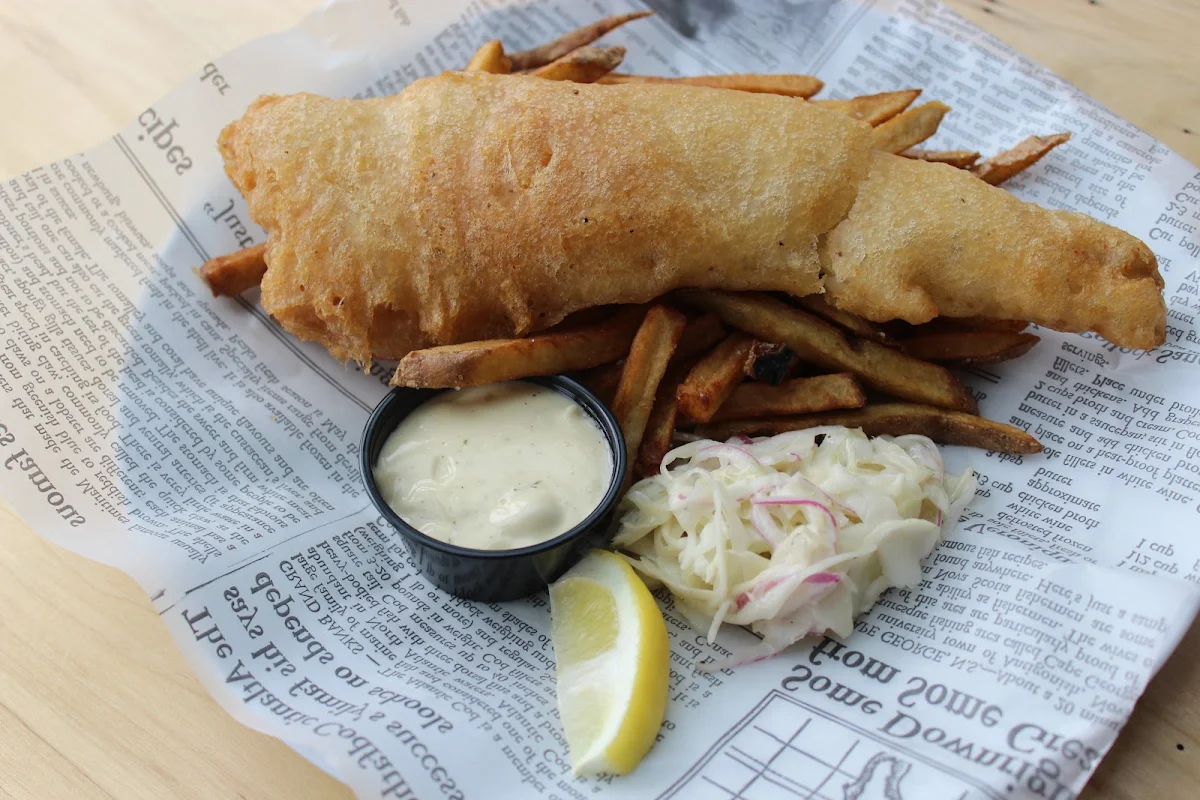 Beer Battered Fish & Chips