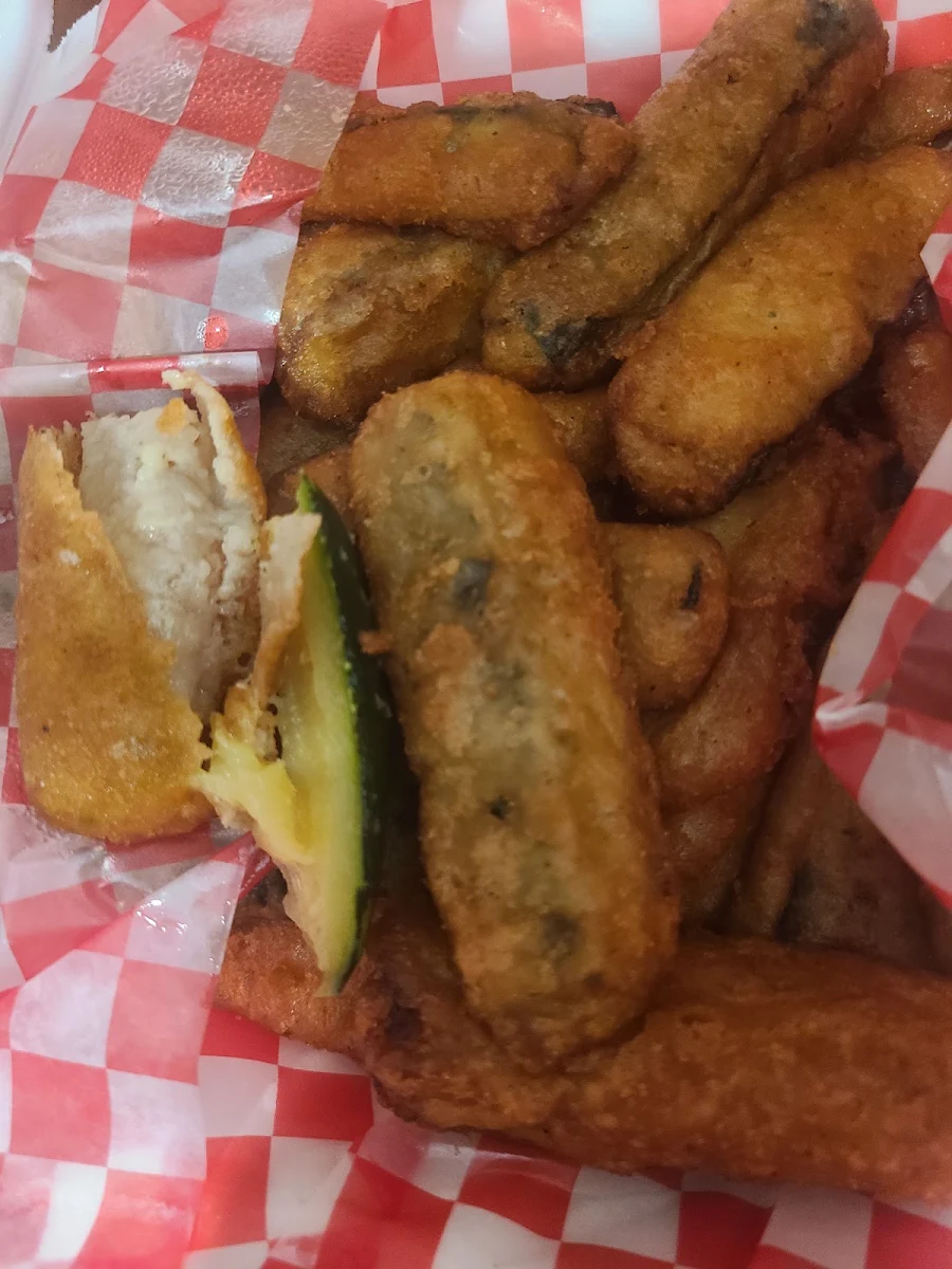 Cornichons Frits Fried Pickles