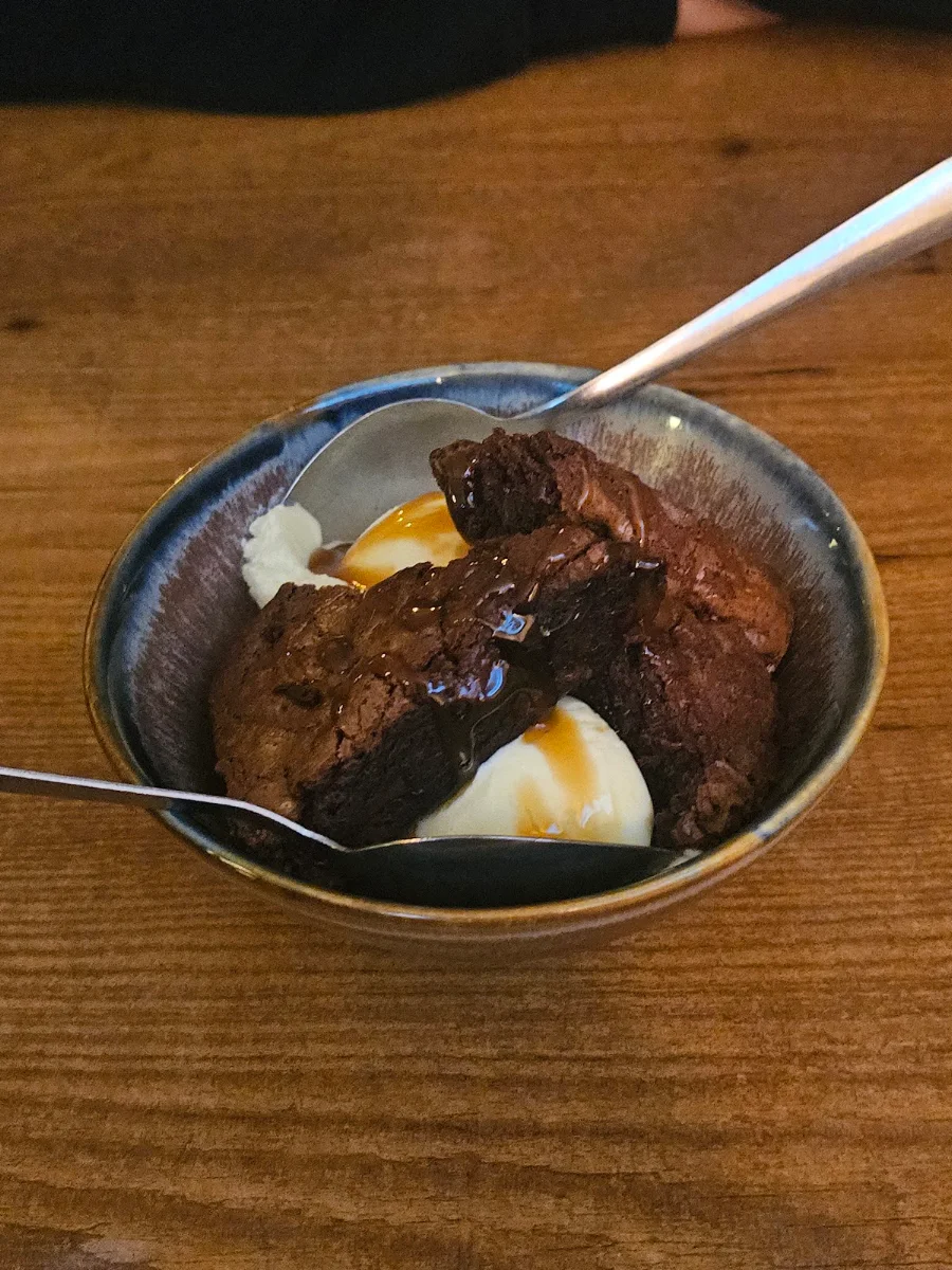 Chocolate Brownie with Ice Cream