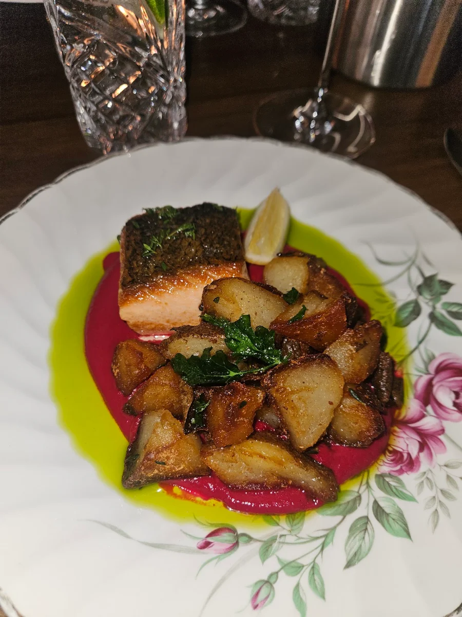 Salmon with Beetroot