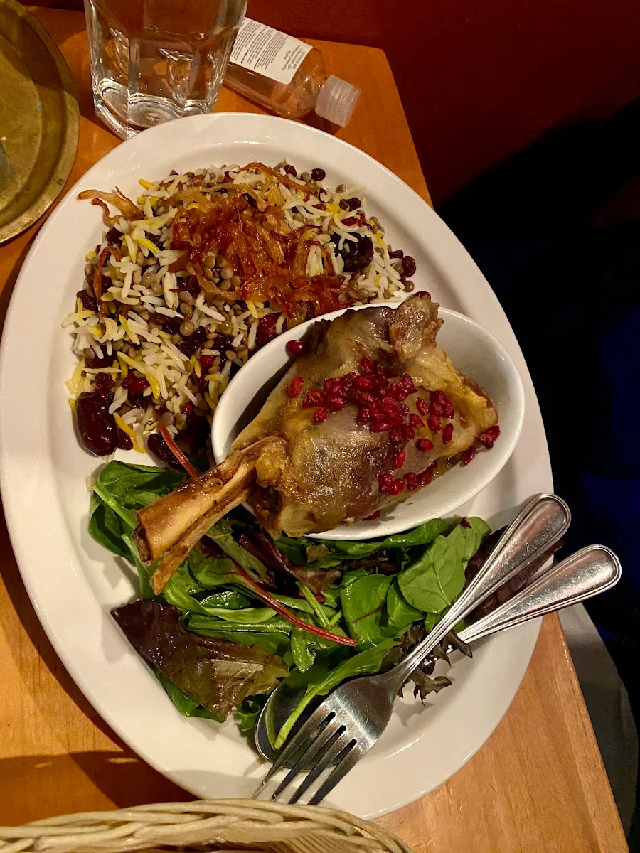 Adas Polo Braised Lamb Shank
