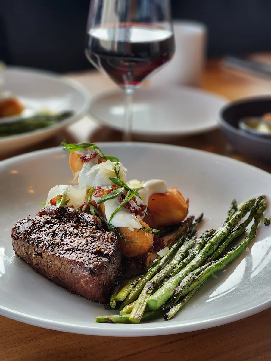 Steak with Crab Cake