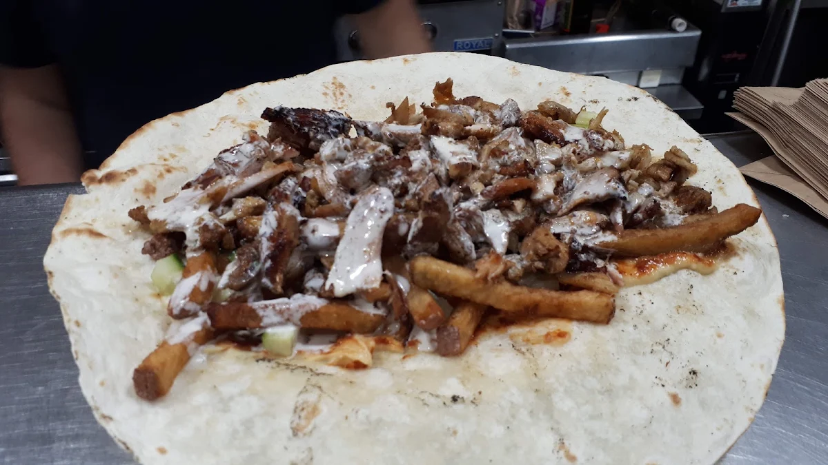 Laffa Shawarma Sandwich