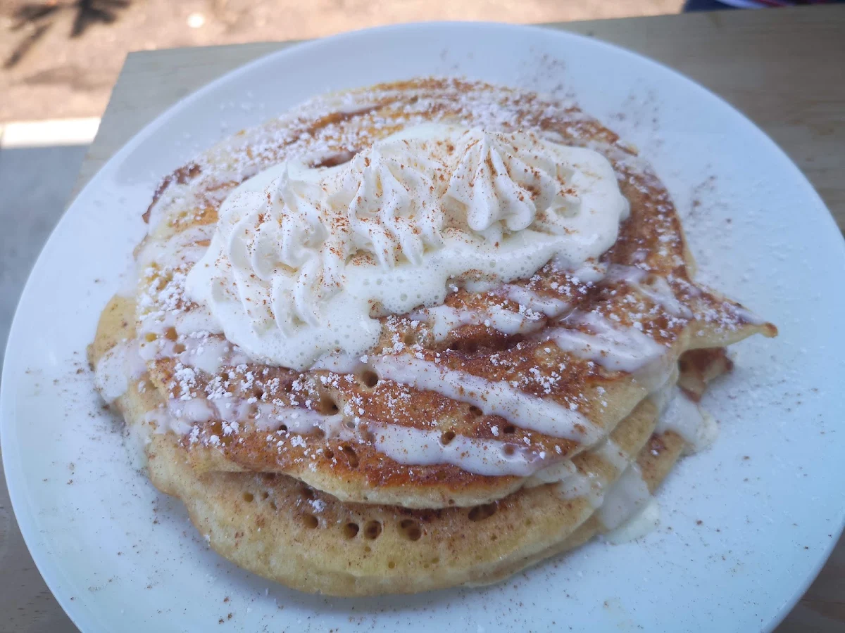 Cinnamon Roll Pancakes