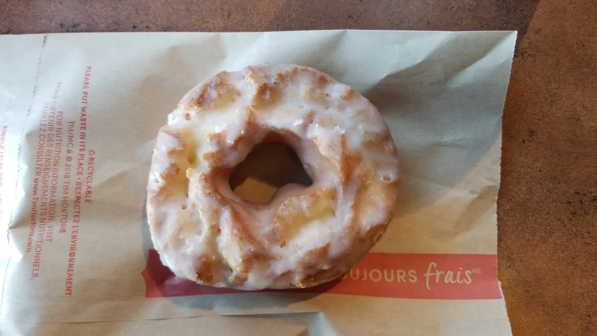 Sour Cream Glazed Donut