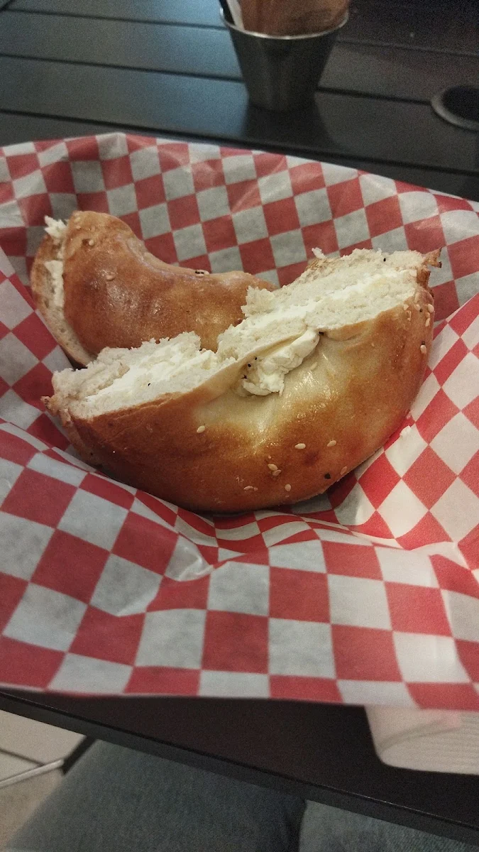 Everything Bagel with Cream Cheese