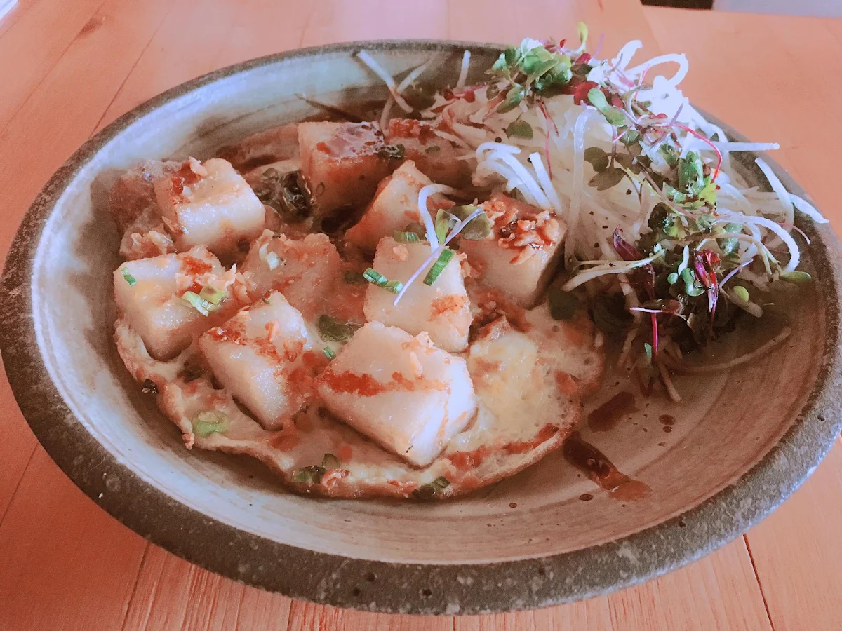 Pan Fried Daikon Cakes