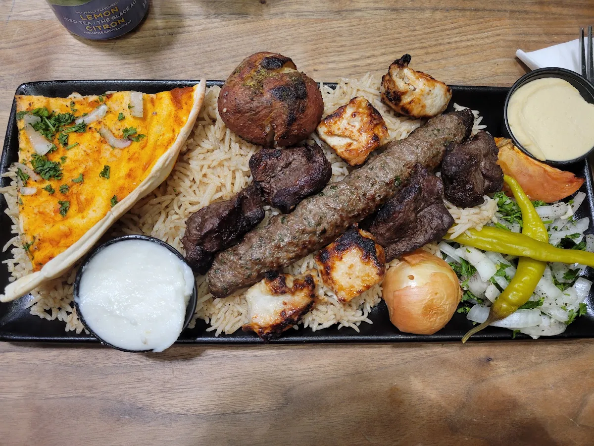 Mixed Combo Platter, Paramount Middle Eastern Kitchen