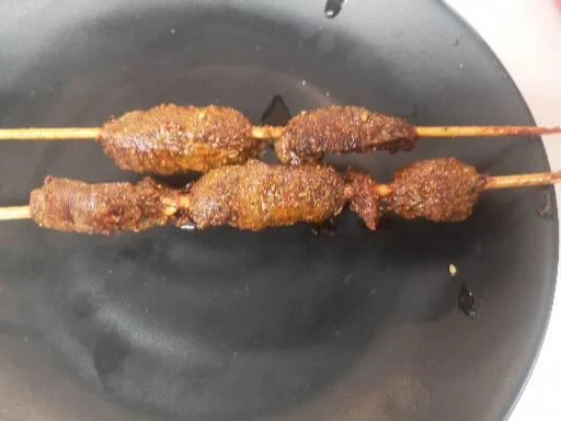 Lamb Skewers Fried 5