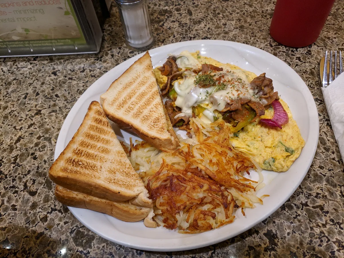 Philly Cheese Steak Omlette