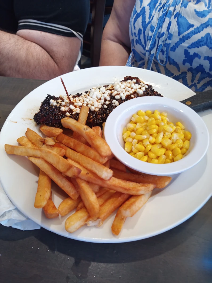 Steak with Feta Cheese