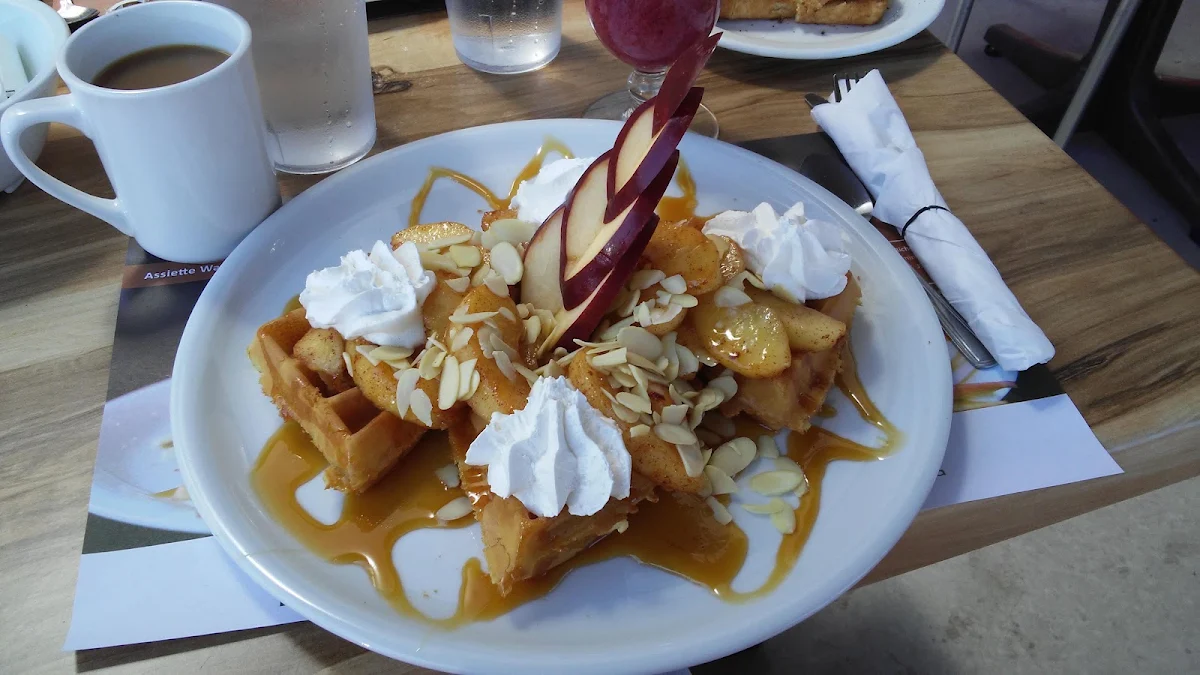 Banana Split Waffle