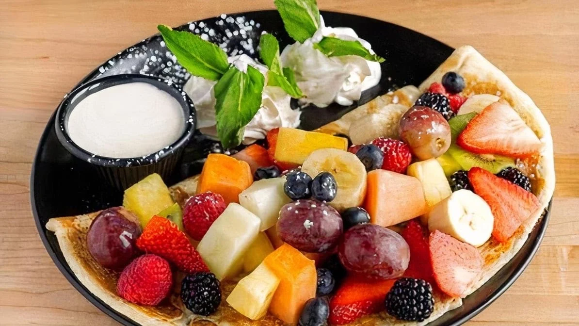 Crêpe Aux Fruits Frais Fresh Fruits Crepe