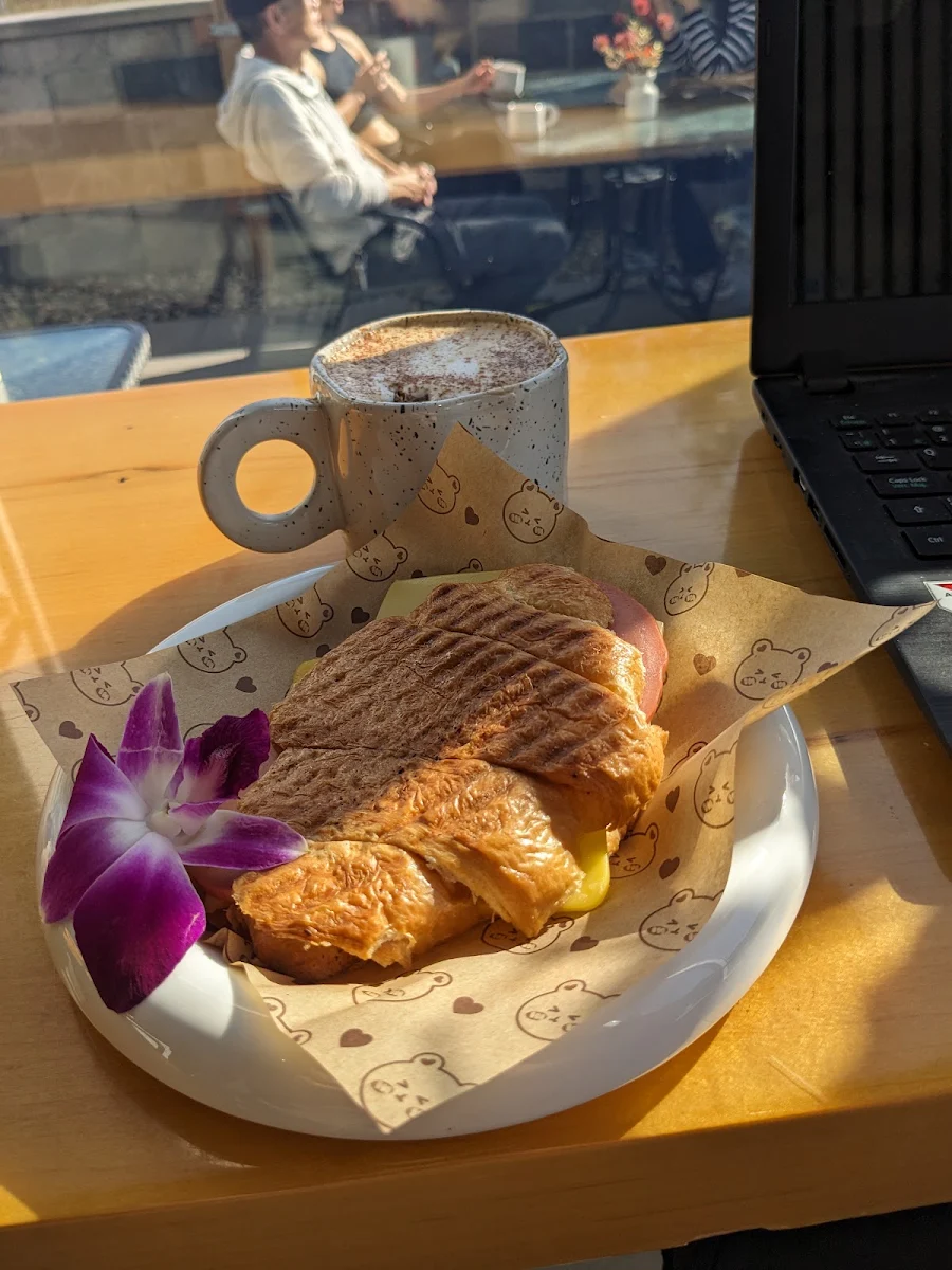 Vegan Ham and Cheese Croissant