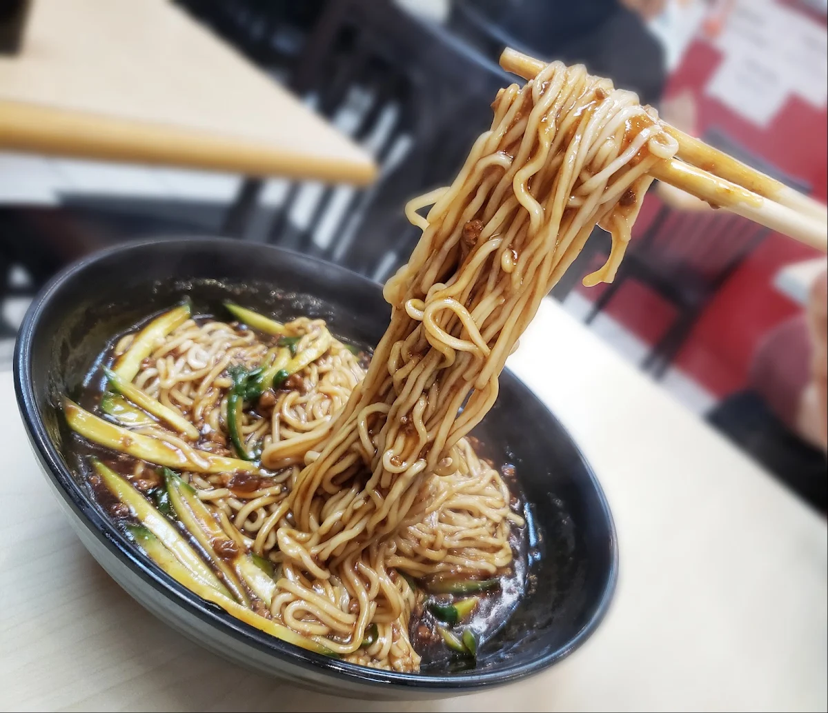 Fried Black Bean Sauce Noodles