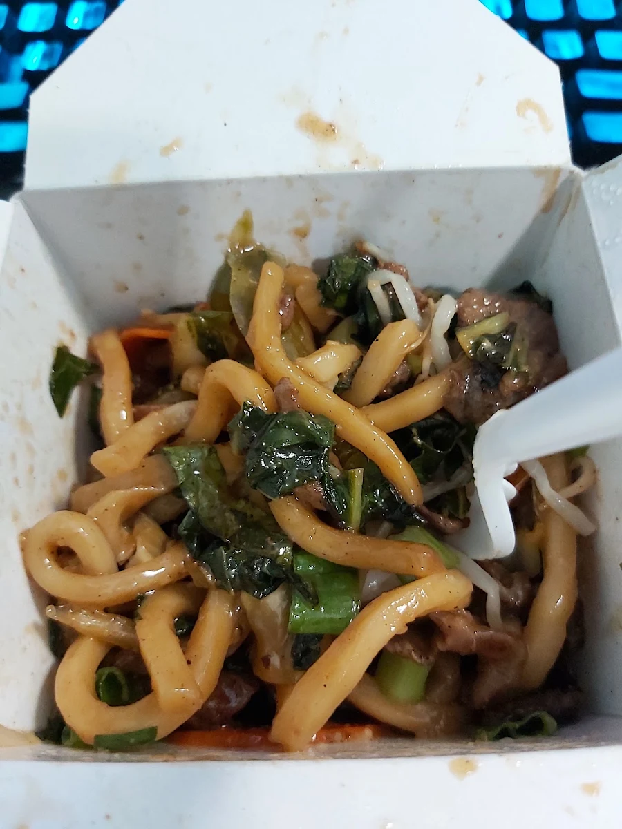 Mongolian Beef Udon