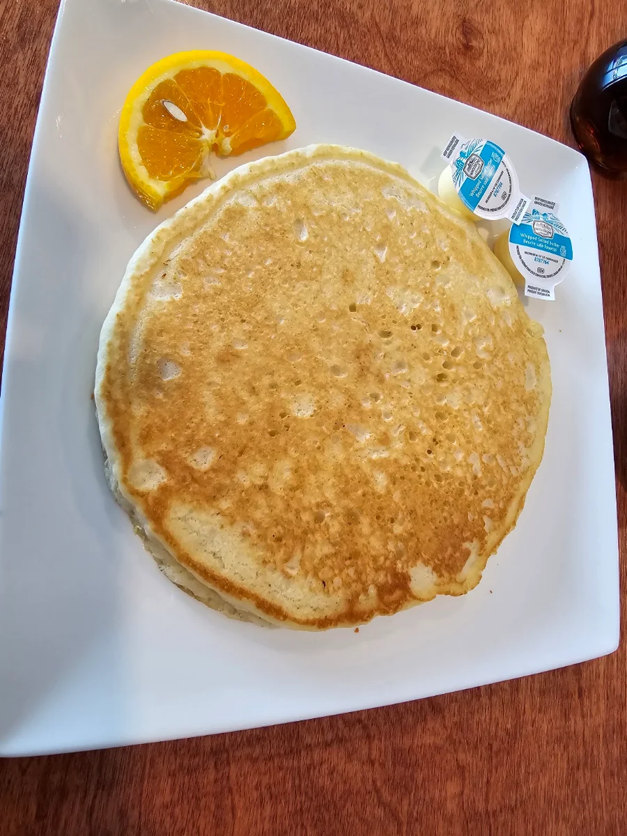 Pancakes That Come on a Separate Plate with the I Want It All Breakfast