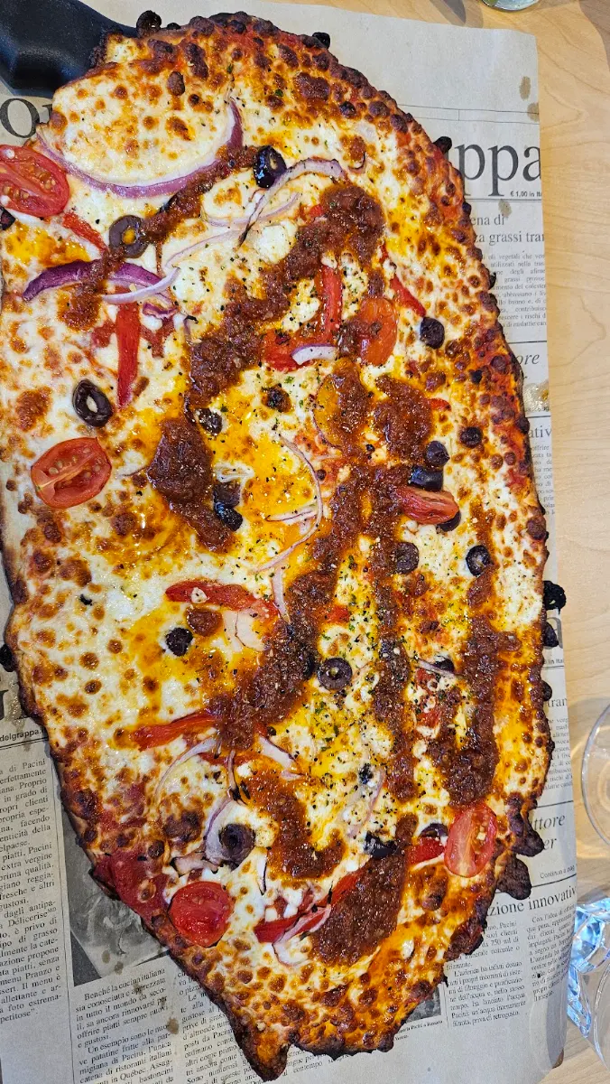 Pesto and Goat Cheese Pizza