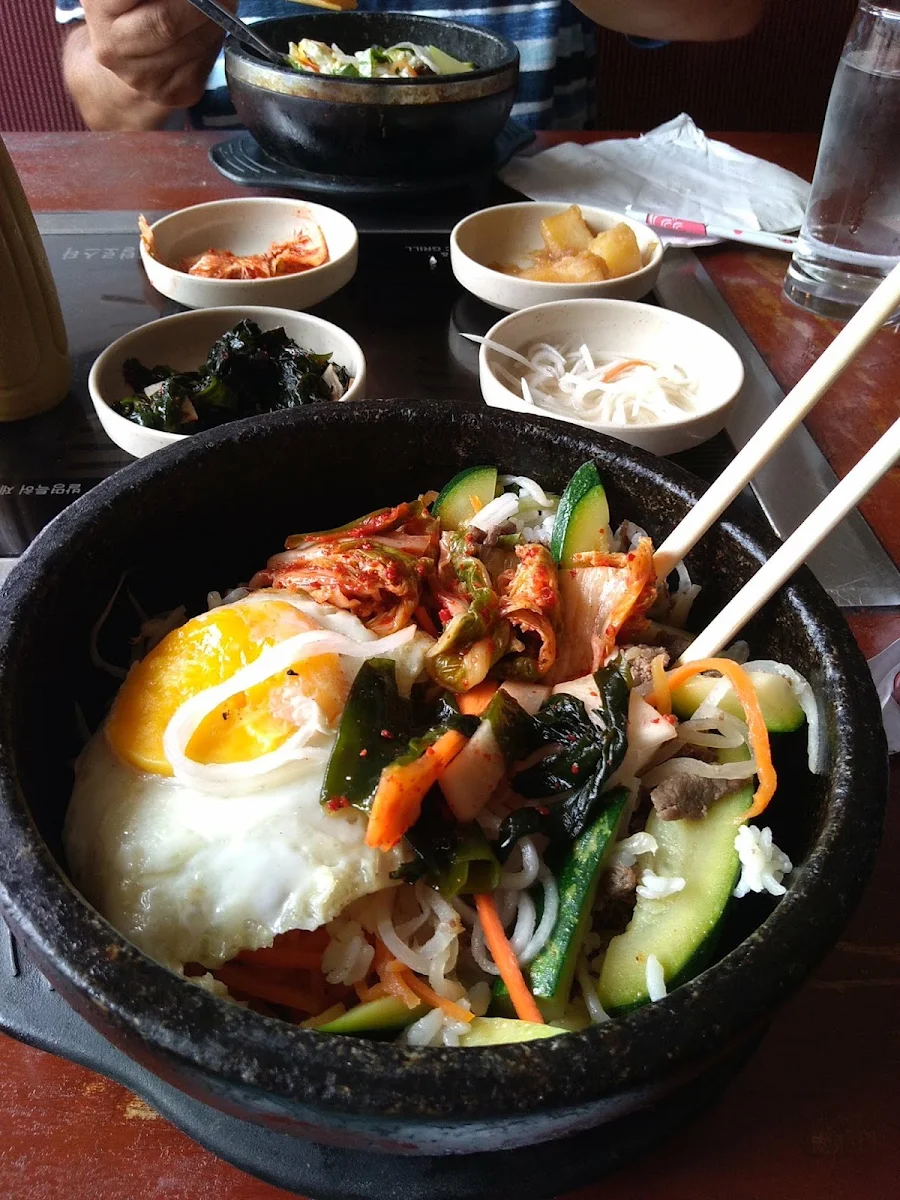 Bibimbap in Hot Stone Bowl