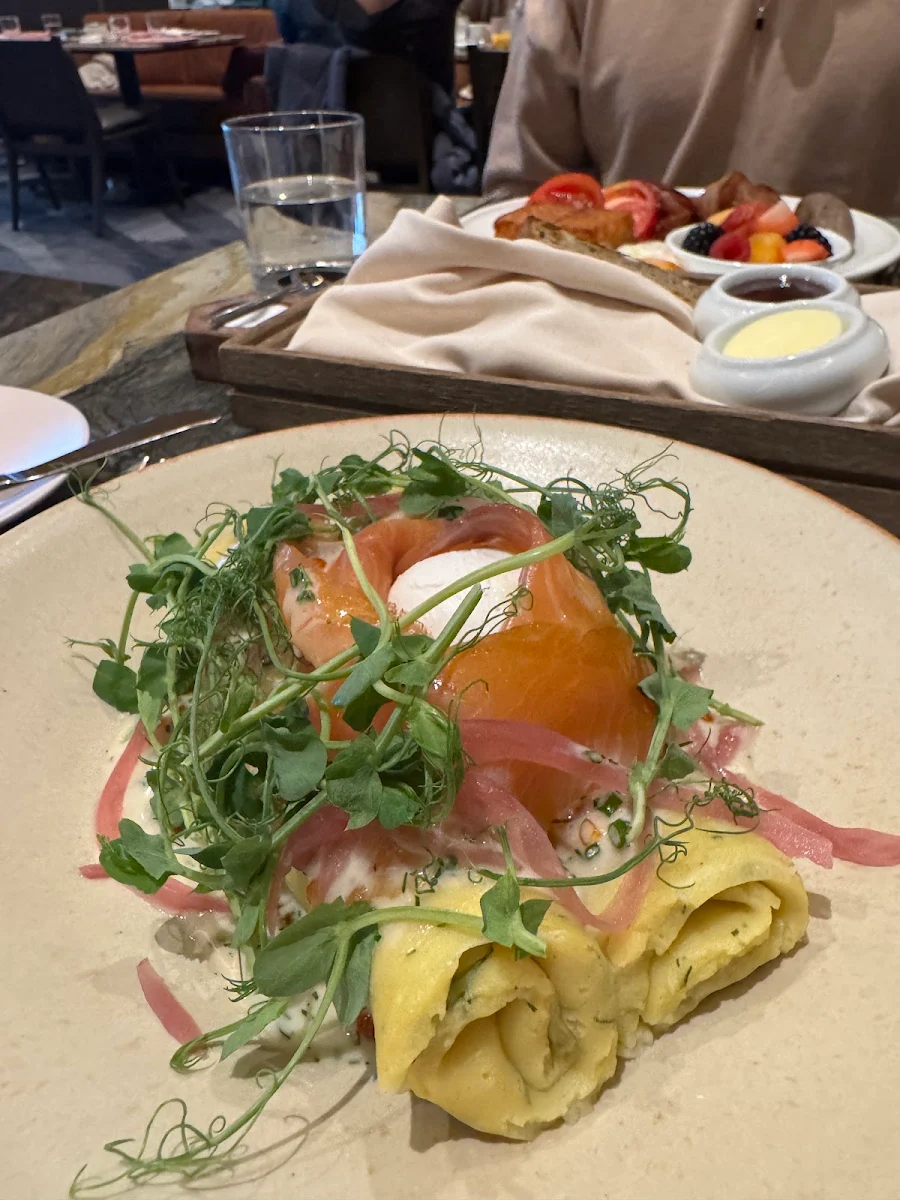 Smoked Salmon Crepe