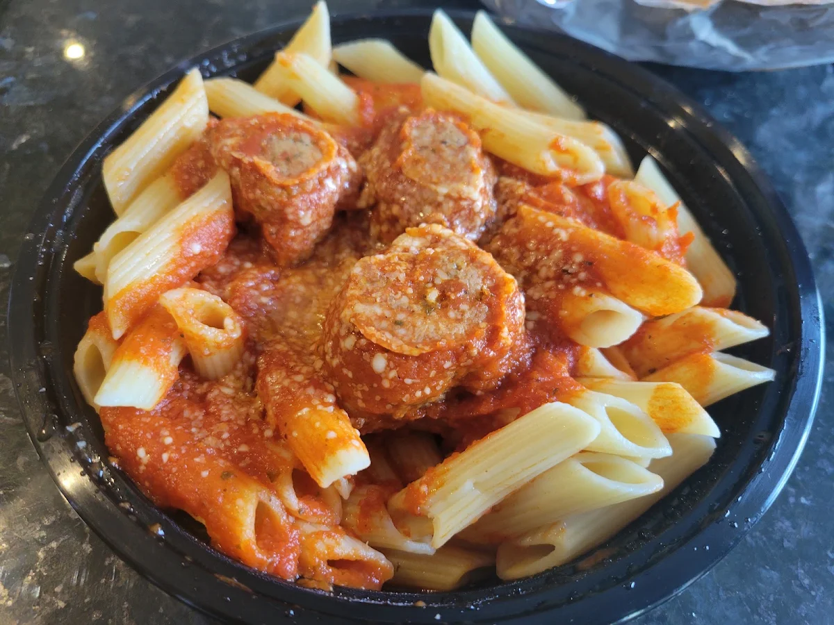 Penne Pasta with Meatball