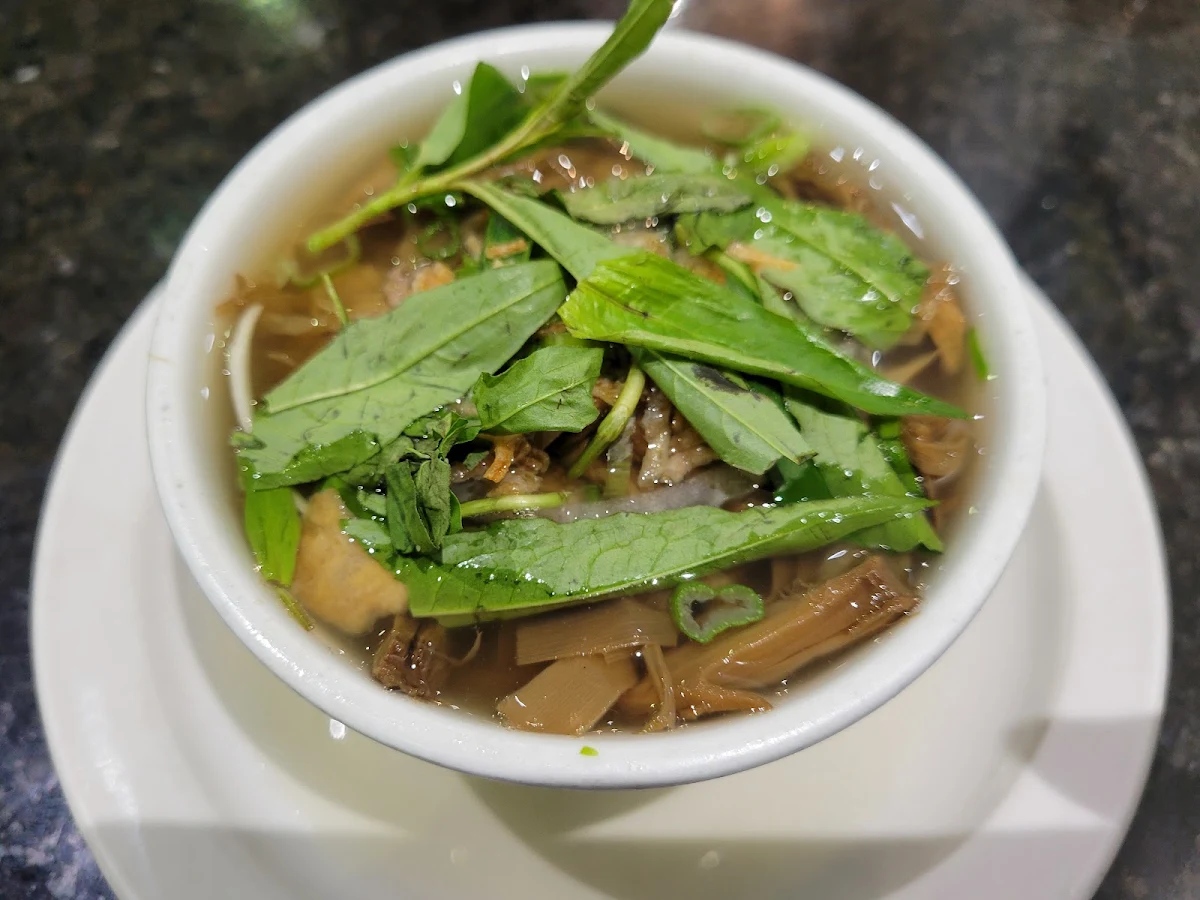 Duck and Bamboo Shoot Soup Noodles