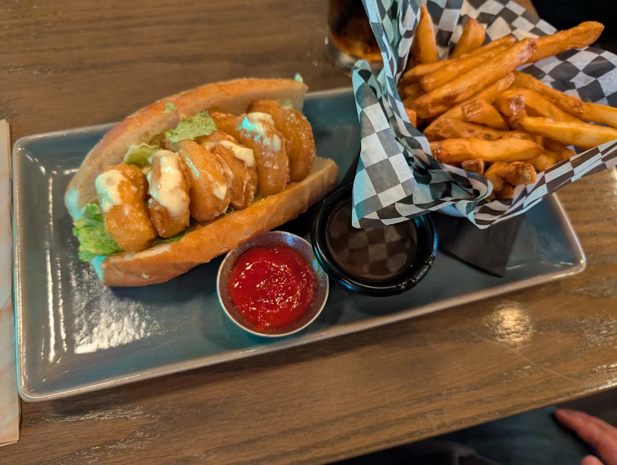 Shrimp PO Boy with Fries