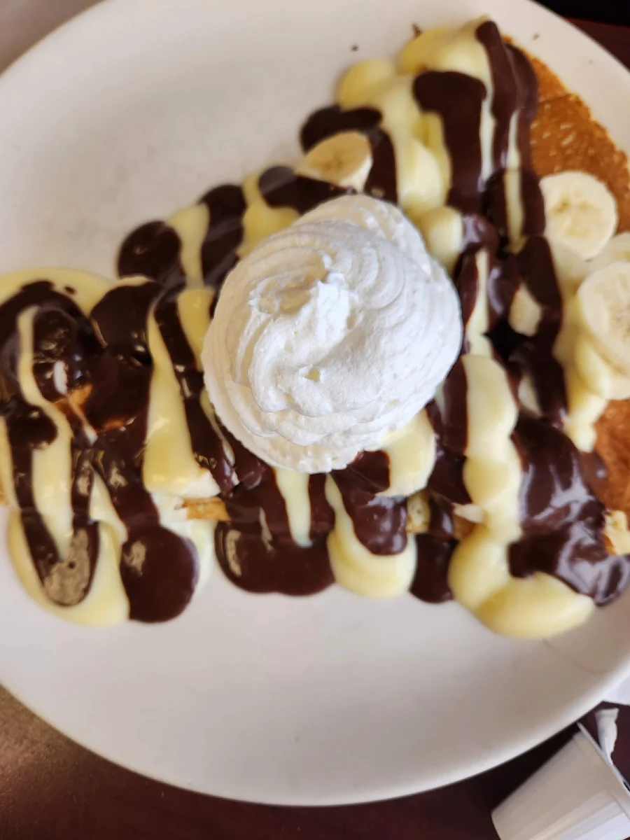 Crepe Bananes & Chocolat Noisette Banana & Hazelnut Chocolate Crepe