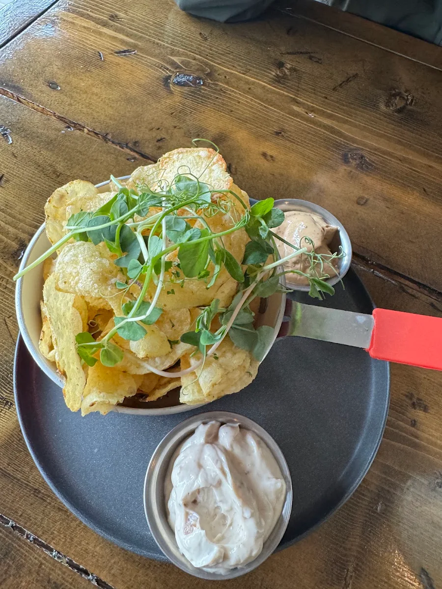 Kettle Chips with Two Dips