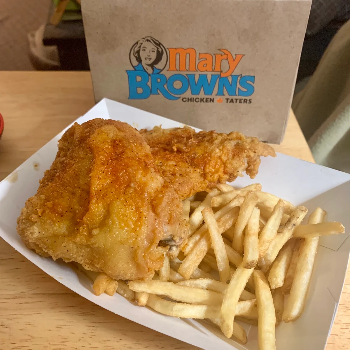 Spicy Chicken with French Fries
