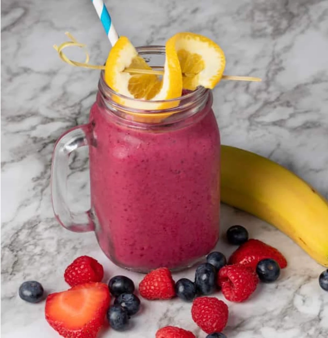 Very Berry Smoothie Smoothie Très Baies