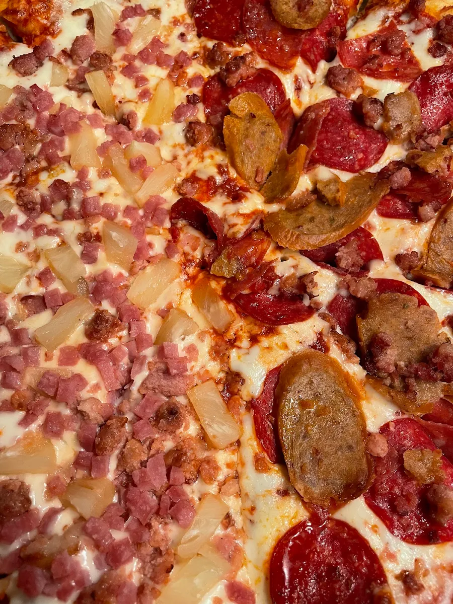 Half Hawaiian Half Meat Lovers