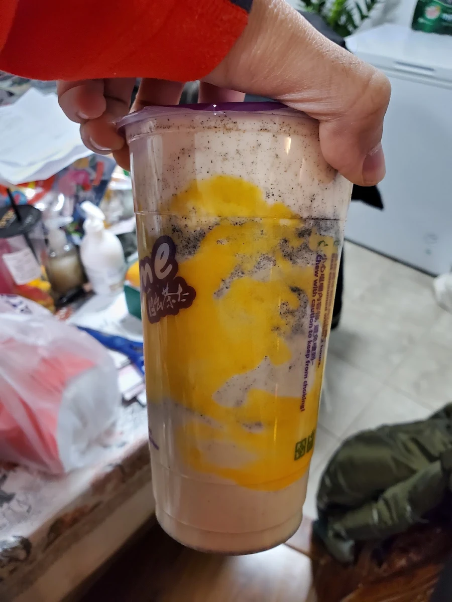 Salted Egg Yolk Black Sesame Smoothie