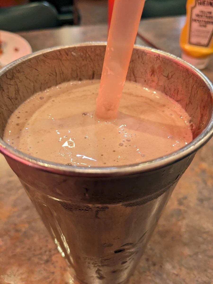 Chocolate Milkshake, Elgin Street Diner