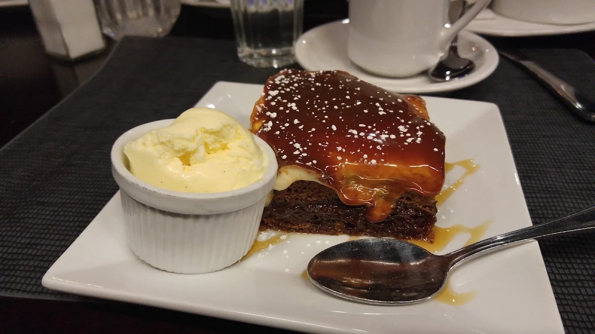 Sticky Toffee Pudding with Ice Cream