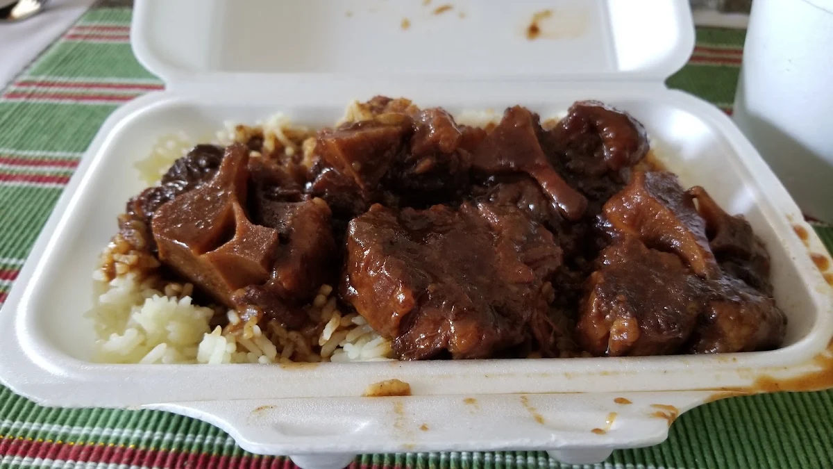Oxtail over White Rice