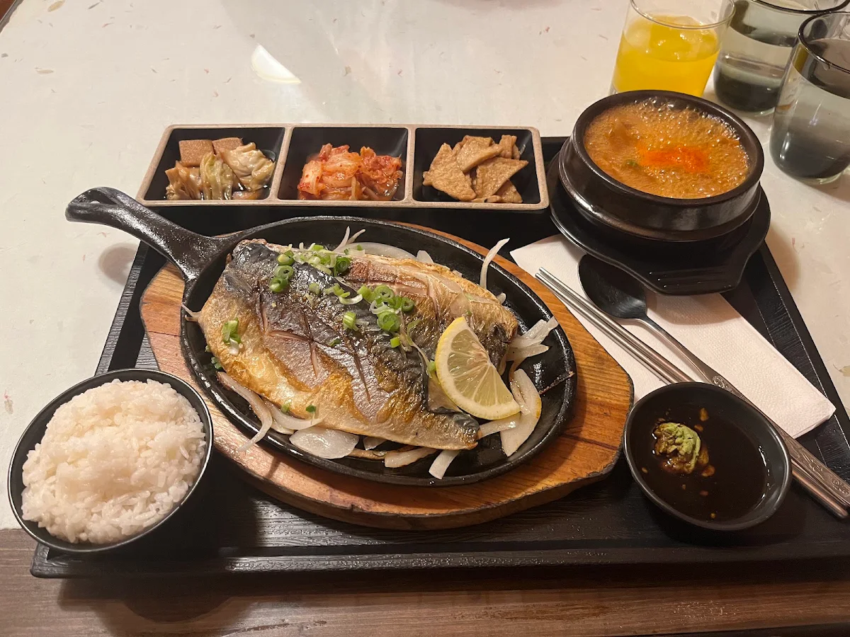 Grilled Mackerel 2pc Soybean Paste Stew