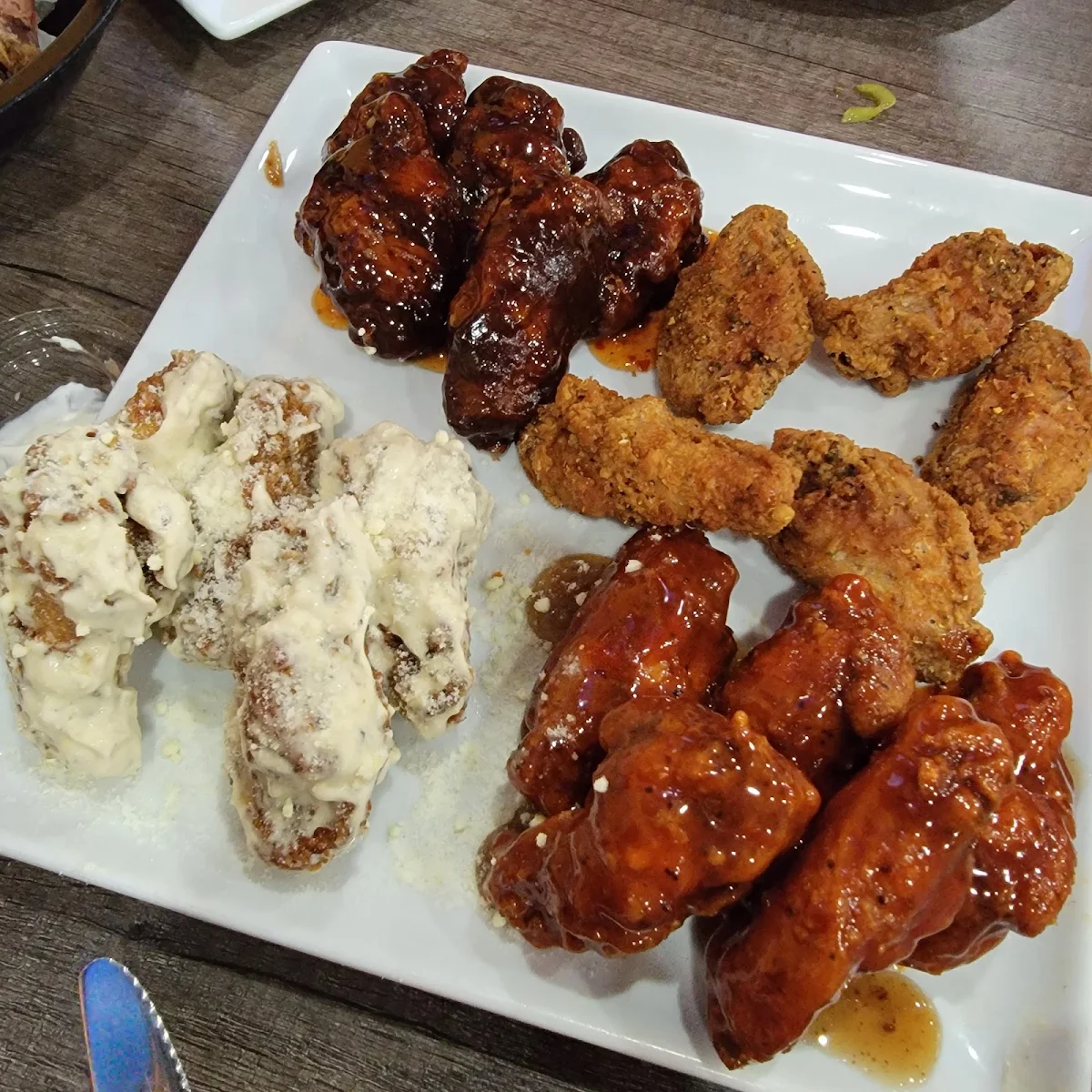 Chicken Wings Sampler Choose Your Own 4 Flavours