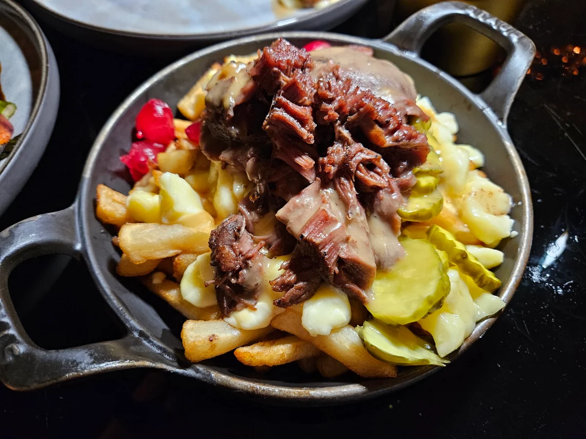Pulled Beef Cheek Poutine, BISTRO LE SAM