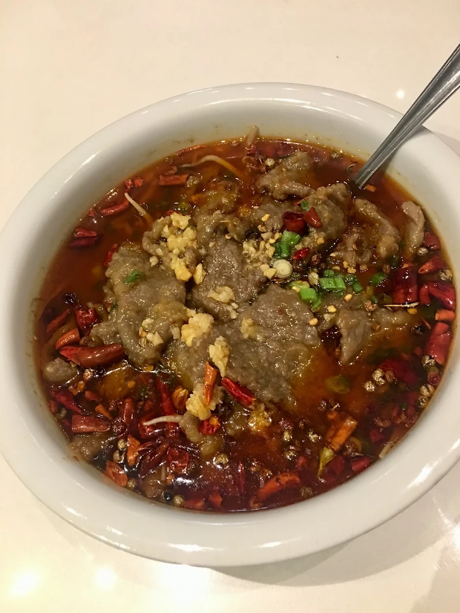 Boiled Beef in Chili Oil