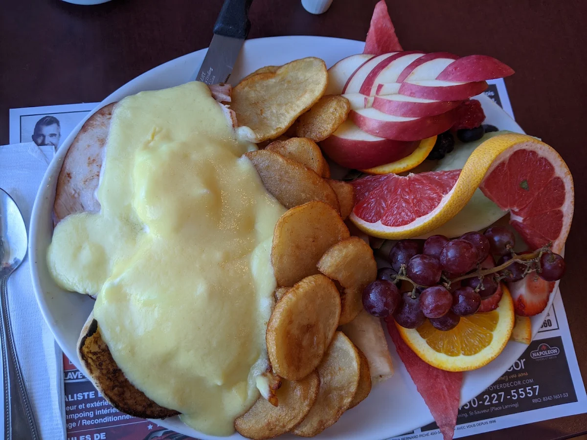 Oeufs Bénédictine Jambon
