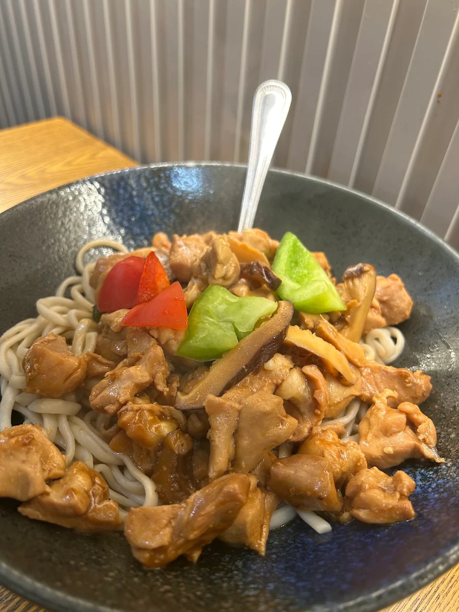 Braised Chicken with Hand Pulled Noodles