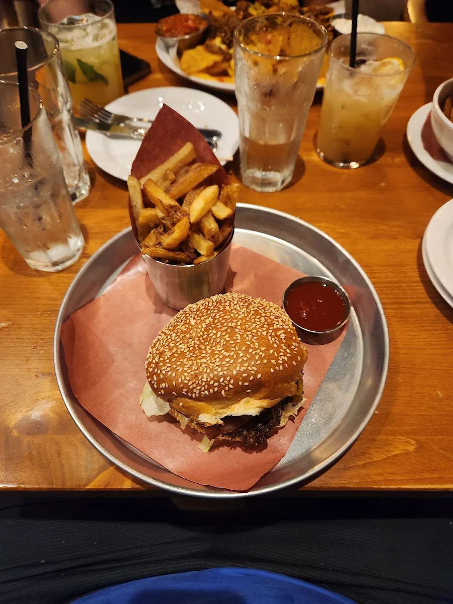 A Double Standard Burger