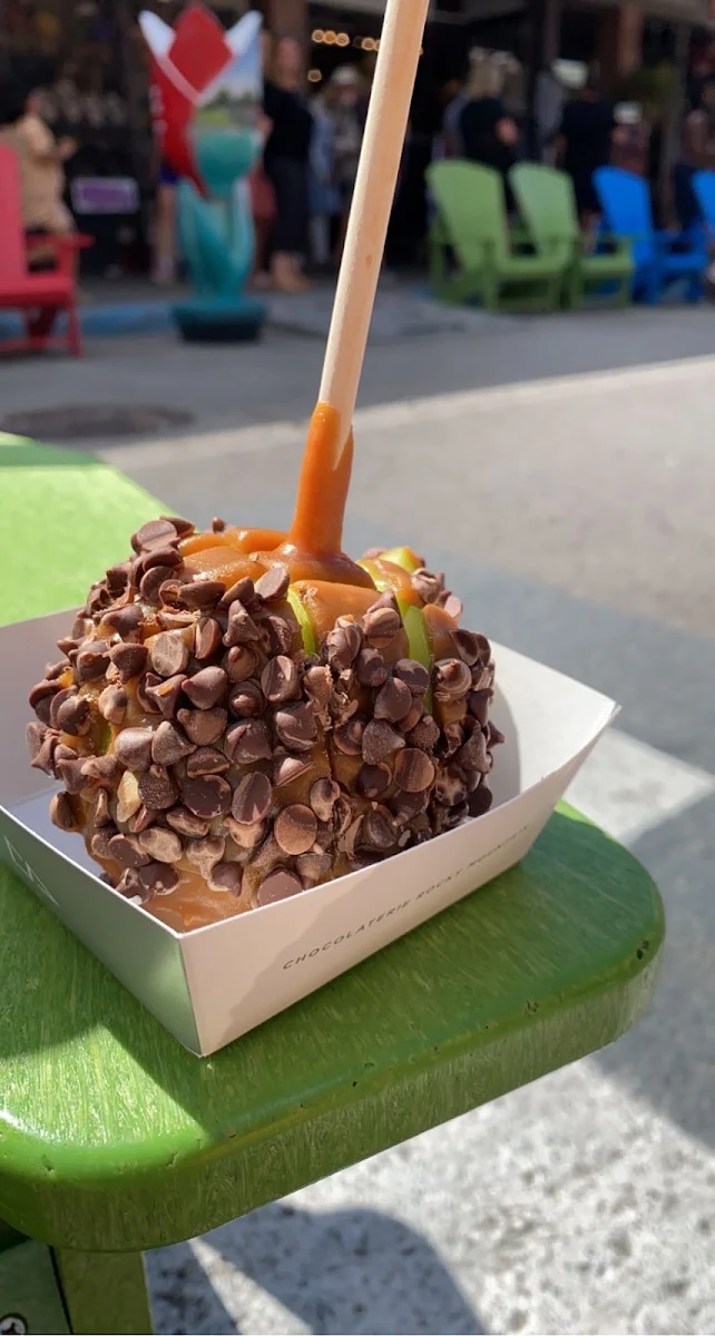 Chocolate and Peanut Covered Apple, Rocky Mountain Chocolate Factory